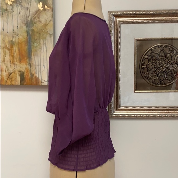 Guess Small, Romantic Sheer Top, Small, NWOT - Picture 2 of 8